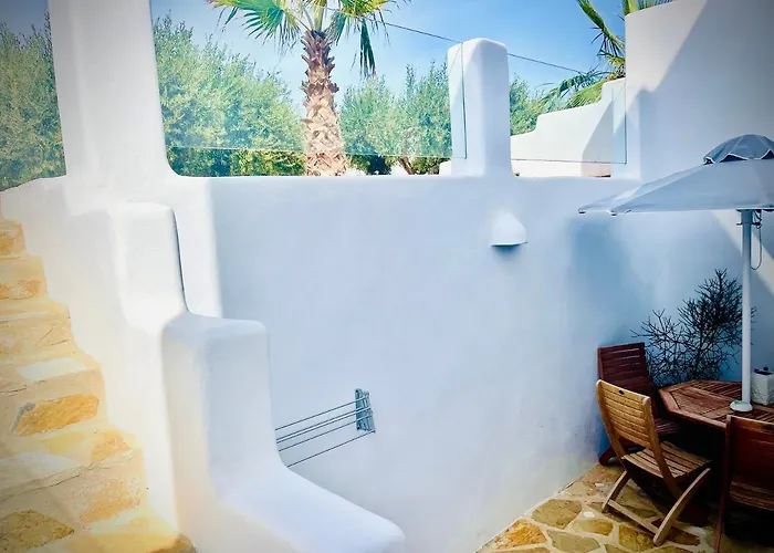 Cyclades - Semi Based With Indoor Garden - Part Of White Dunes Luxury Boutique Santa Maria (Paros)