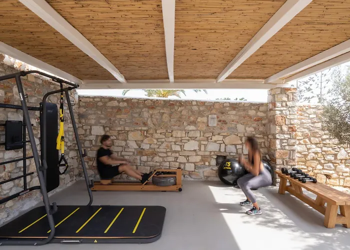 Cyclades - Semi Based With Indoor Garden - Part Of White Dunes Luxury Boutique Alojamento de Acomodação e Pequeno-almoço Santa Maria (Paros)