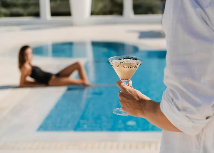 Cyclades - Semi Based With Indoor Garden - Part Of White Dunes Luxury Boutique Alojamento de Acomodação e Pequeno-almoço Santa Maria (Paros)